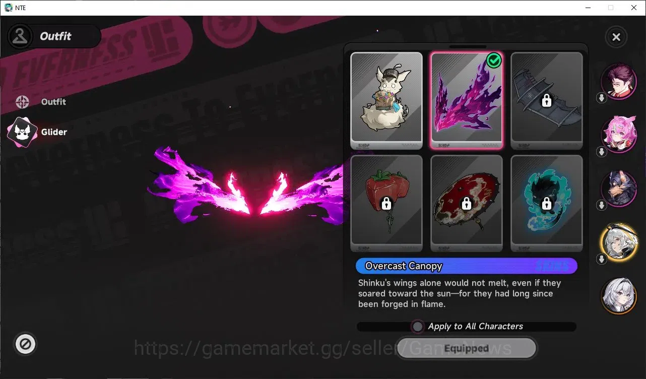 Neverness to Everness Accounts GLOBAL America|HL 10|2 SSR[Limited Shinku ,Hathor]2 card selector|OvercastG|6 SR|Female 2