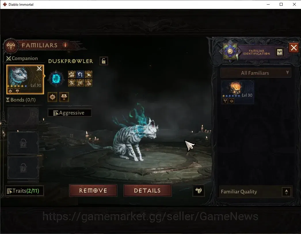 Diablo Immortal Accounts SEA-Vasily|CS ON|Lv60(874)|Wizard|CR 43k|Reso 510| image 14