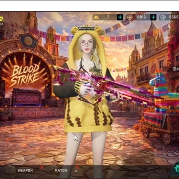 Blood Strike Accounts Collab Skin ASIA|EVO M4A1&KAG-6|18 ETERNAL Zero,Volt,Nova,M4A1,AK47,Kala|10 Melee|Collab AoT2 Katya,6
