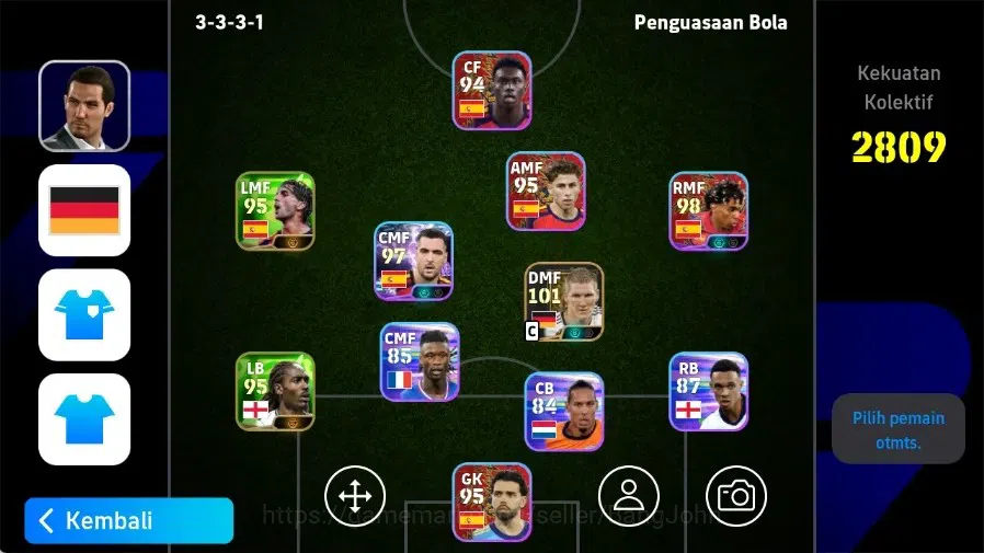 eFootball Accounts Legends & Iconic Players Mobile|PW 2809|Mikel Morino ShowT,Shinji Ono Epic,B.Schwelnstelger,Lionel Messi 1