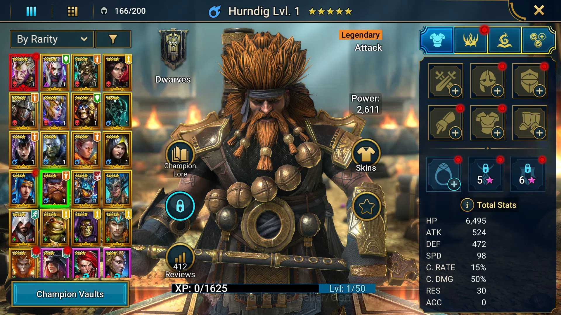 Raid: Shadow Legends Accounts Lv 4 752K Power|1 Mythical(Galathir)|21 Legendary( image 10