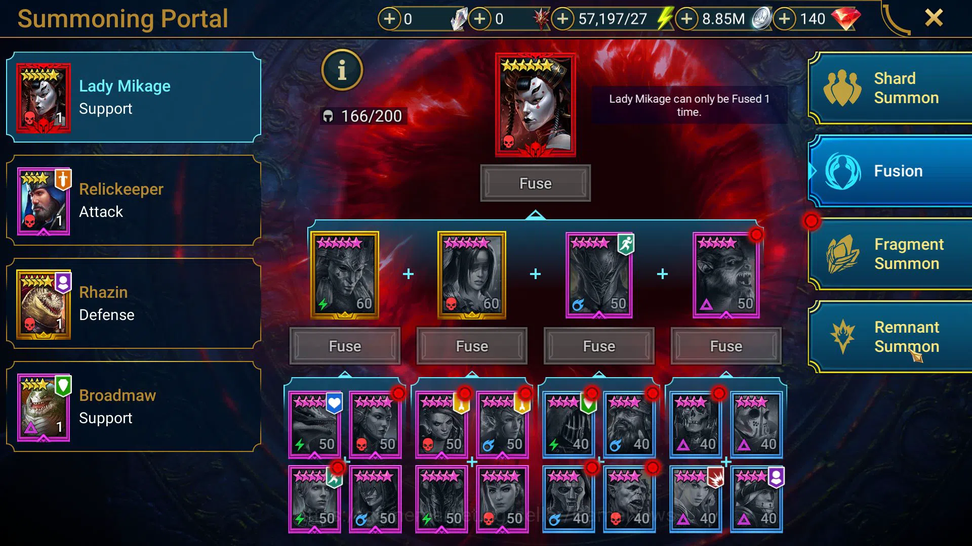 Raid: Shadow Legends Accounts Lv 4 752K Power|1 Mythical(Galathir)|21 Legendary( image 12