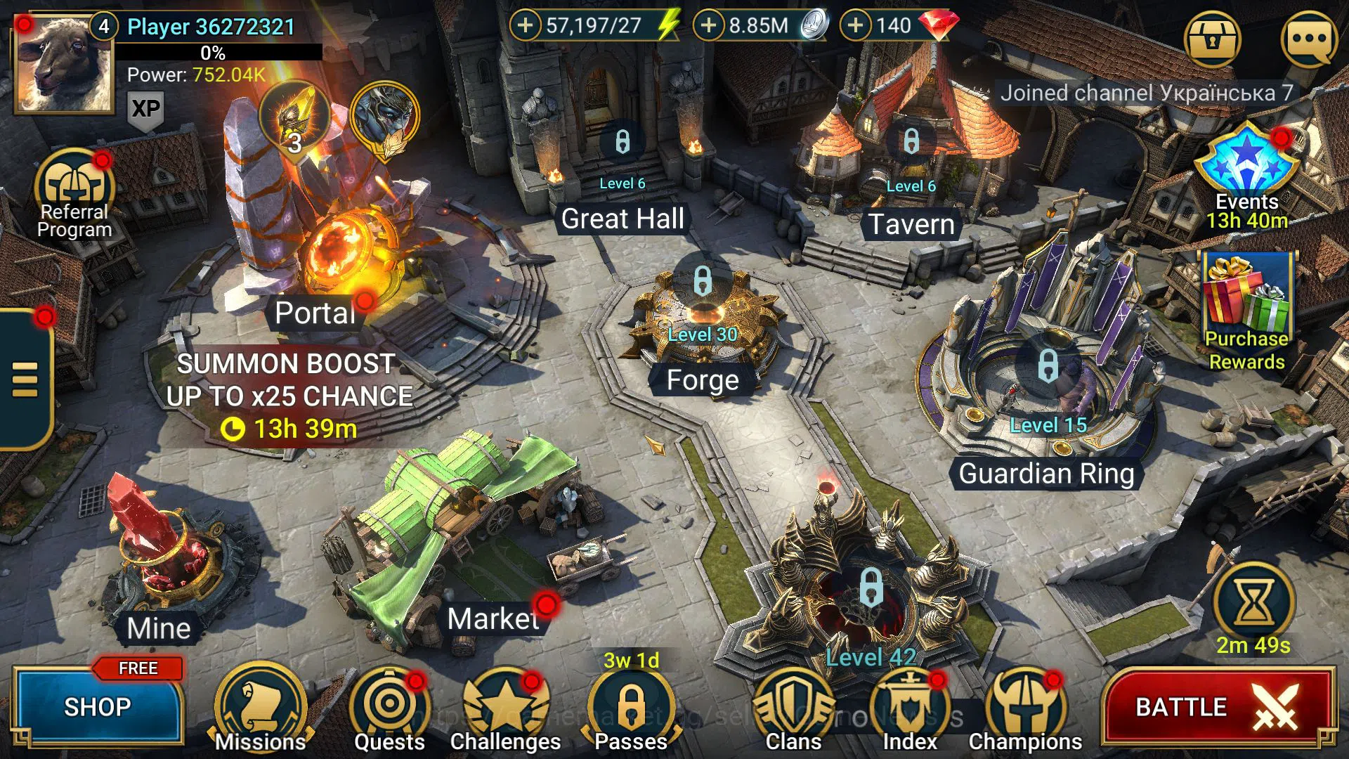 Raid: Shadow Legends Accounts Lv 4 752K Power|1 Mythical(Galathir)|21 Legendary( image 2