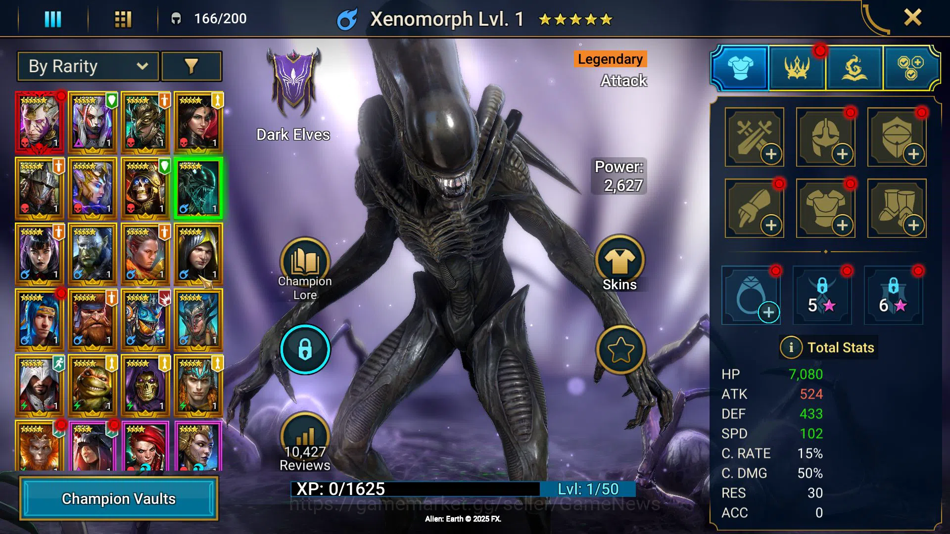 Raid: Shadow Legends Accounts Lv 4 752K Power|1 Mythical(Galathir)|21 Legendary( image 6