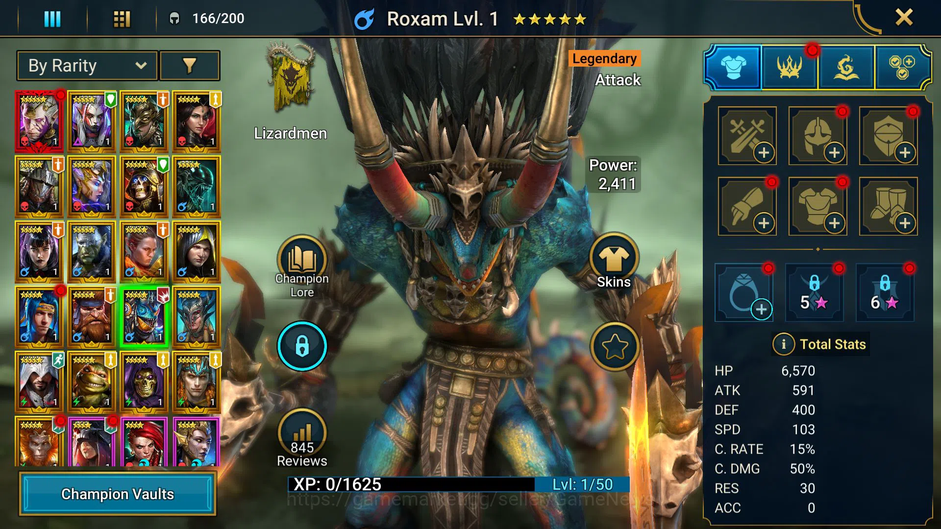 Raid: Shadow Legends Accounts Lv 4 752K Power|1 Mythical(Galathir)|21 Legendary( image 8