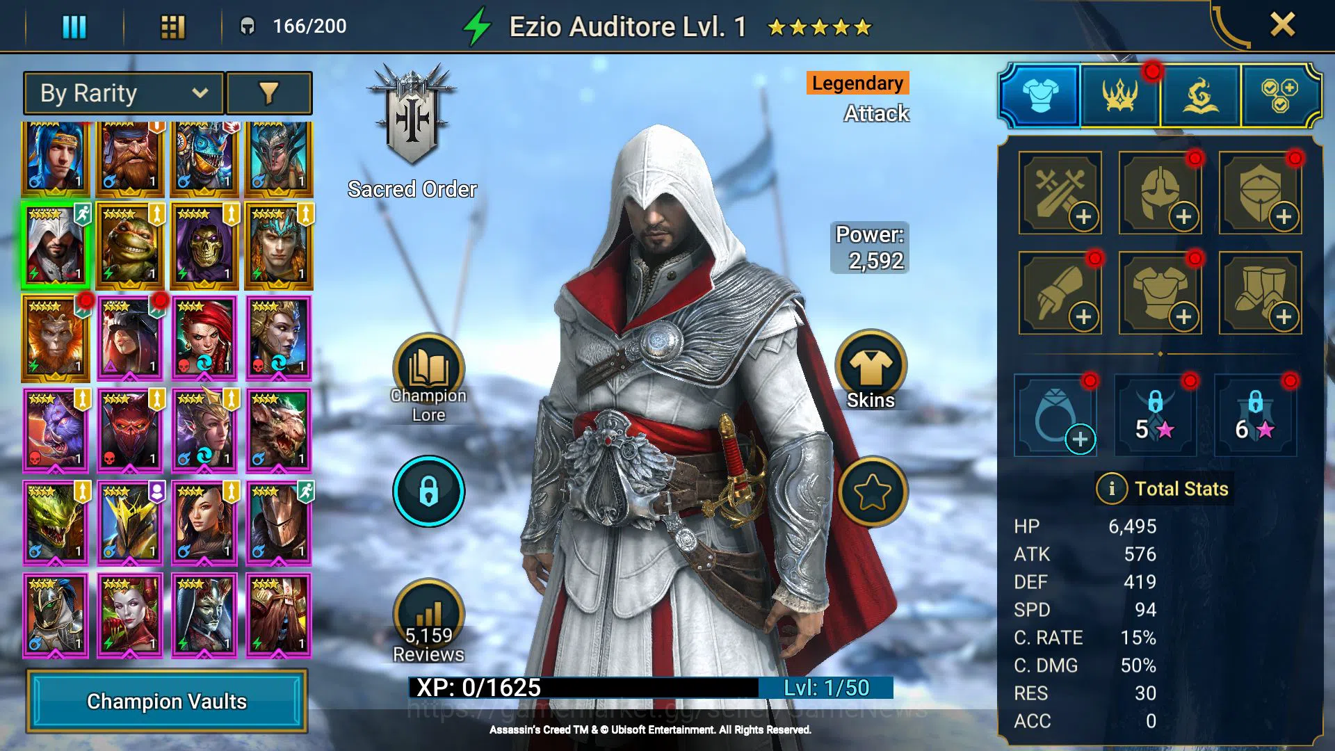 Raid: Shadow Legends Accounts Lv 4 752K Power|1 Mythical(Galathir)|21 Legendary( image 9