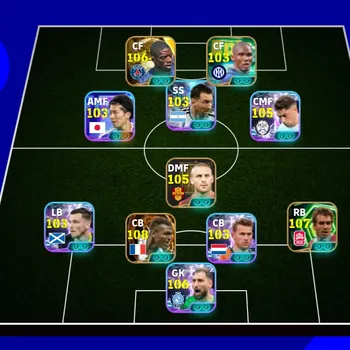 eFootball Accounts Legends & Iconic Players 5 MANAGER BOOSTER | COLECTIVE 3231+,BALON DOR O DEMBELE x BIGTIME DESAILY x P