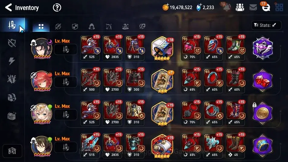 Epic Seven Accounts GLOBAL Unverif|New Era|15 ML(Salome,Ruele oL,Belia image 13