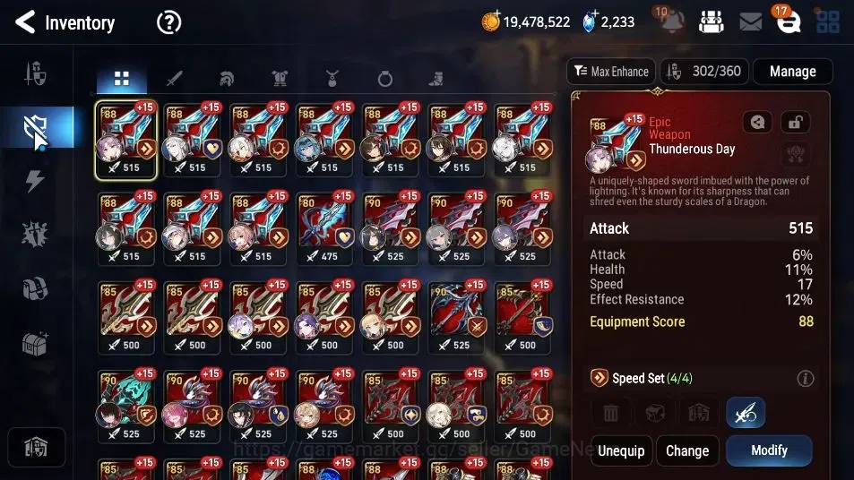 Epic Seven Accounts GLOBAL Unverif|New Era|15 ML(Salome,Ruele oL,Belia image 14