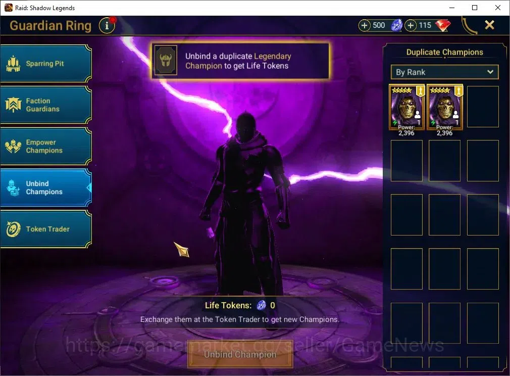 Raid: Shadow Legends Accounts Lv30 504K Power|1 Mytic(SS Galathir)+29 Legend(Sen image 11