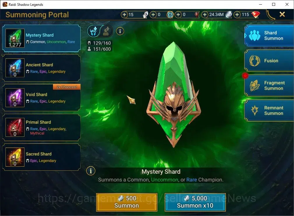 Raid: Shadow Legends Accounts Lv30 504K Power|1 Mytic(SS Galathir)+29 Legend(Sen image 17