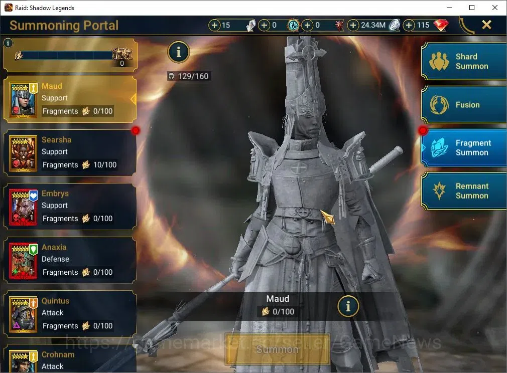 Raid: Shadow Legends Accounts Lv30 504K Power|1 Mytic(SS Galathir)+29 Legend(Sen image 19