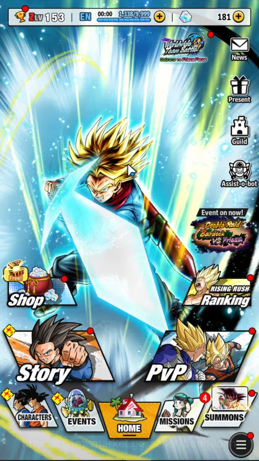 Dragon Ball Legends Accounts Lvl 153 | 29 M Total Power | 4 Ultra | Ultra Goku image 1