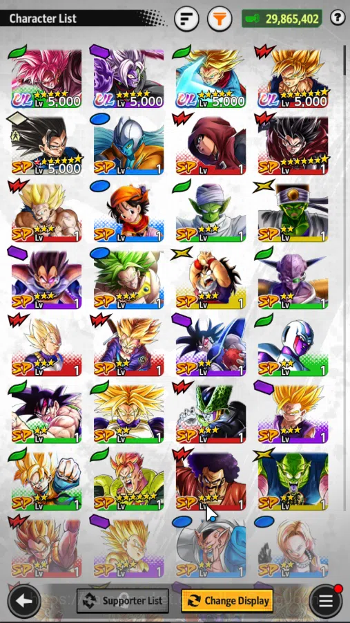 Dragon Ball Legends Accounts Lvl 153 | 29 M Total Power | 4 Ultra | Ultra Goku image 3