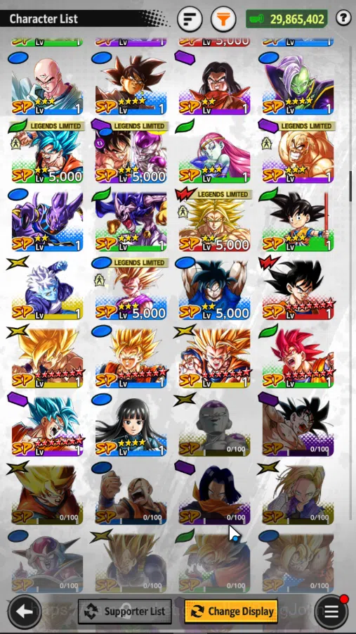 Dragon Ball Legends Accounts Lvl 153 | 29 M Total Power | 4 Ultra | Ultra Goku image 4