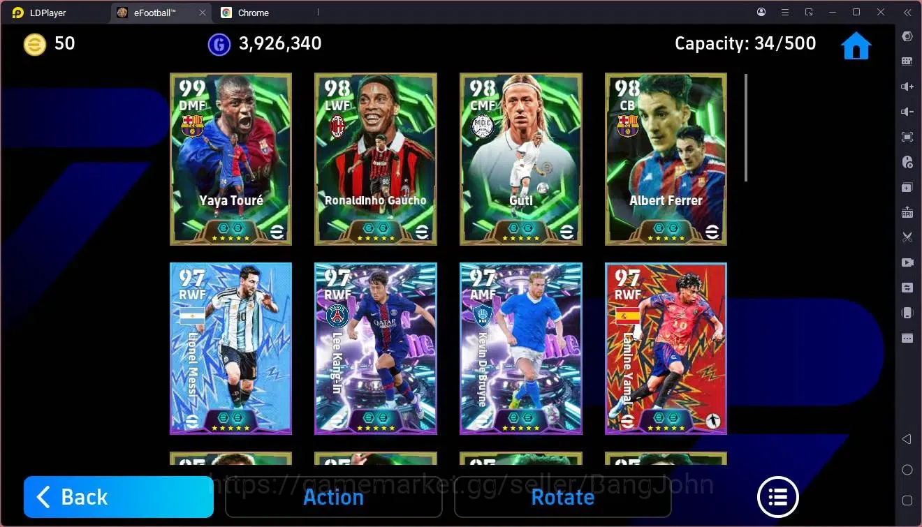 eFootball Accounts Mobile |PW 3196|Epic Touré,Ronaldinho,Guti,Shevche image 4