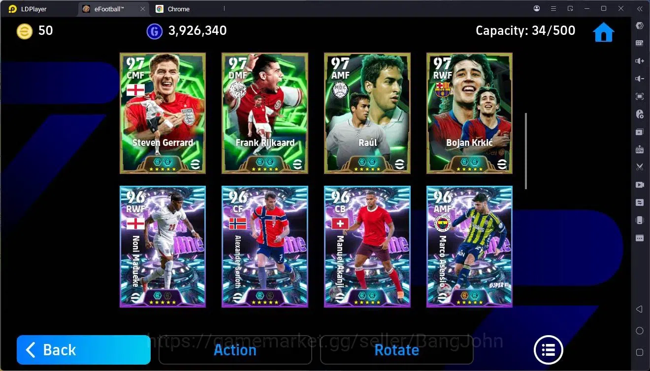 eFootball Accounts Mobile |PW 3196|Epic Touré,Ronaldinho,Guti,Shevche image 5