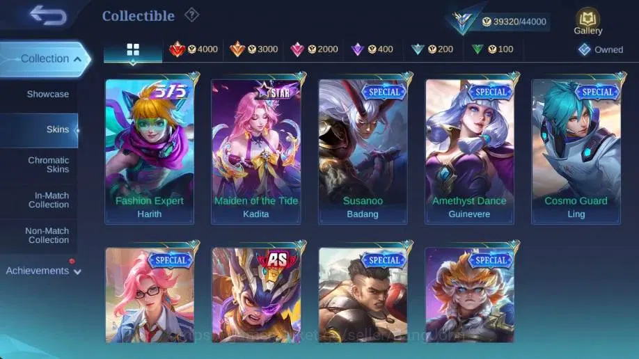 Mobile Legends: Bang Bang Accounts Global|Hero 100|Skin 183|Expert|Collector Natalia+ image 16