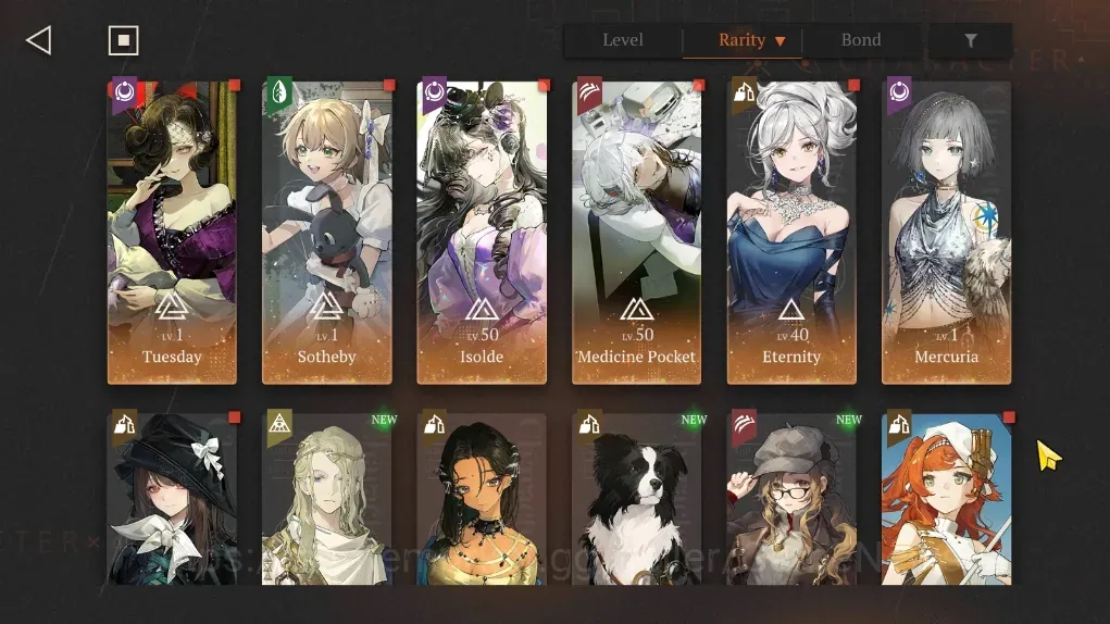 Reverse: 1999 Accounts Midgame Global|Lv 35|30 Unitone|11 SSR|Tuesday,Sotheby,Isolde,Medicine 1