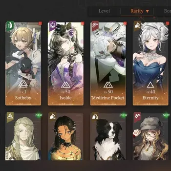 Reverse: 1999 Accounts Midgame Global|Lv 35|30 Unitone|11 SSR|Tuesday,Sotheby,Isolde,Medicine