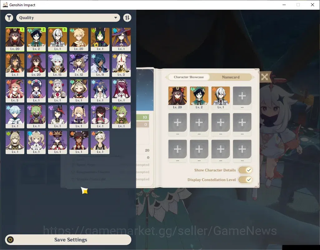 Genshin Impact Accounts Reroll ASIA|AR 10|3 Limited+3 (5*Standard)|Venti,Arlecchino,Hu Tao|Low ExploreMap|Low MainQuest|BD 2
