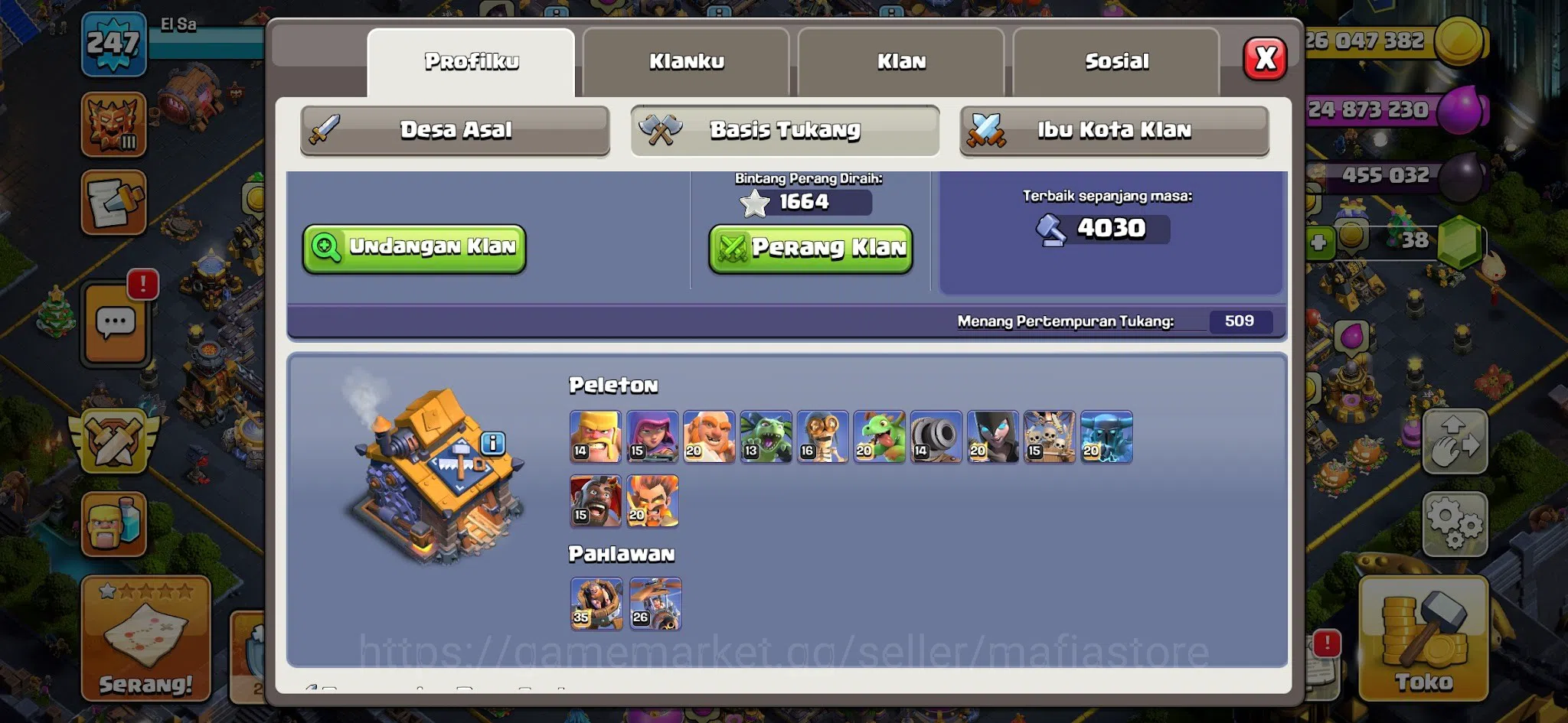 Clash of Clans Accounts TH16 Lvl 247 | Legend League III | Max GW/RC, Lvl  image 2