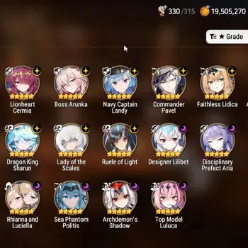 Epic Seven Accounts High-End Global Verif|22 ML (RnL,LoT Scales,Boss Arunka,DP Aria,SP Politis etc) +Fumyr,AUBE,A