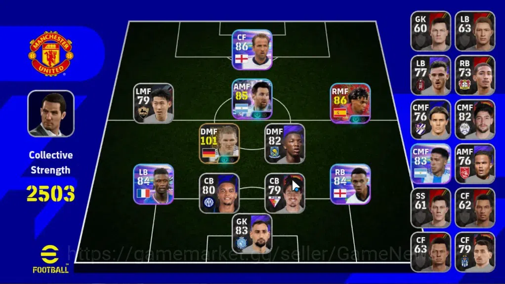 eFootball Accounts Legends & Iconic Players Android|Epic B Schweinsteiger,Show Time Lamine Yamal,Lionel Messi,Higlight Harry 1