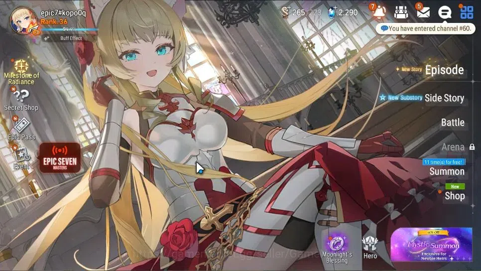 Epic Seven Accounts GLOBAL Unverif|New Era|2 ML(Sylvan Sage Vivian,Str image 2