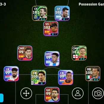 eFootball Legends & Iconic Players Mobile|PW 3105|Glan;uca Zambrotta Epic,Steven Gerr image 1