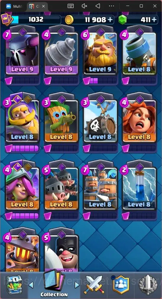 Clash Royale Accounts Global |CL 1032|KTL 12|Trophy 6000|108 Cards|1 L14 image 10