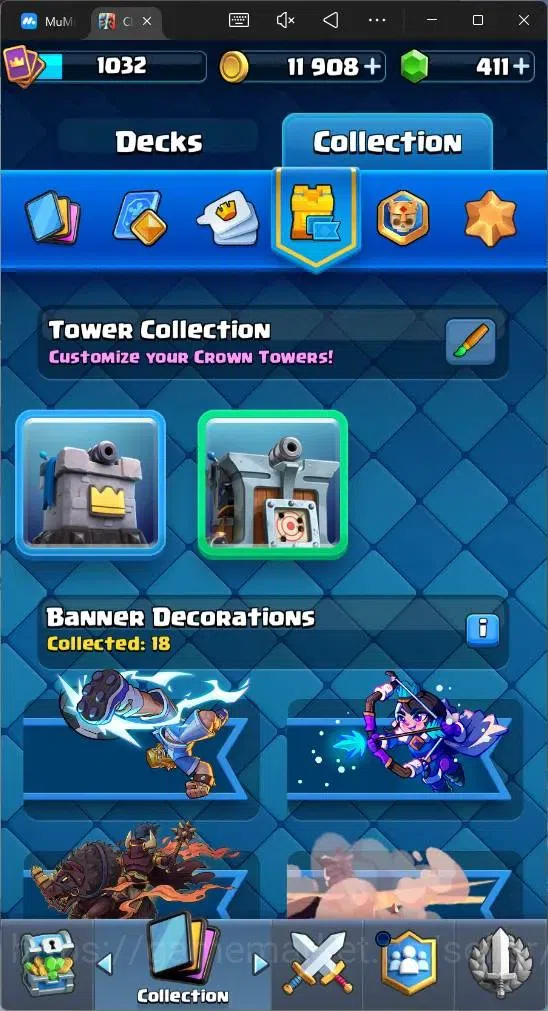 Clash Royale Accounts Global |CL 1032|KTL 12|Trophy 6000|108 Cards|1 L14 image 16