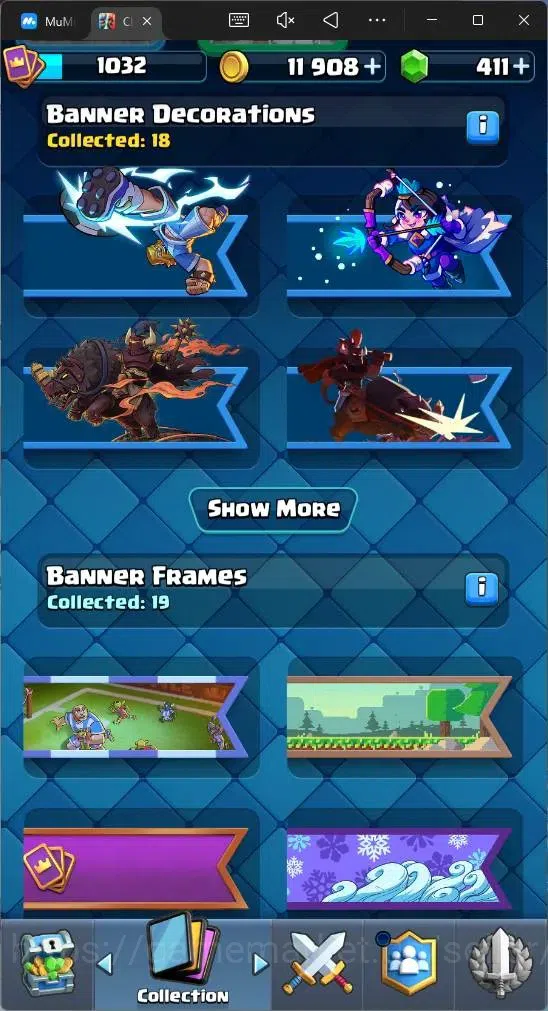 Clash Royale Accounts Global |CL 1032|KTL 12|Trophy 6000|108 Cards|1 L14 image 17