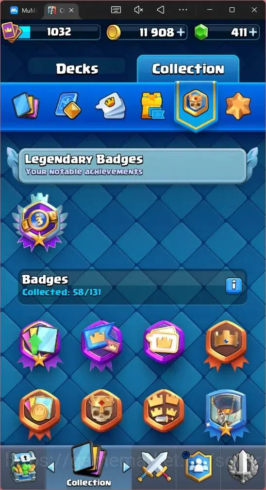 Clash Royale Accounts Global |CL 1032|KTL 12|Trophy 6000|108 Cards|1 L14 image 18