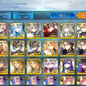 Fate-Grand Order Accounts NA|6 SSR|Scathach,Koyanska of Light,Morgan,Oberon,Oberon,Jeanne etc|SQ481|BD UNSET|RA1018B