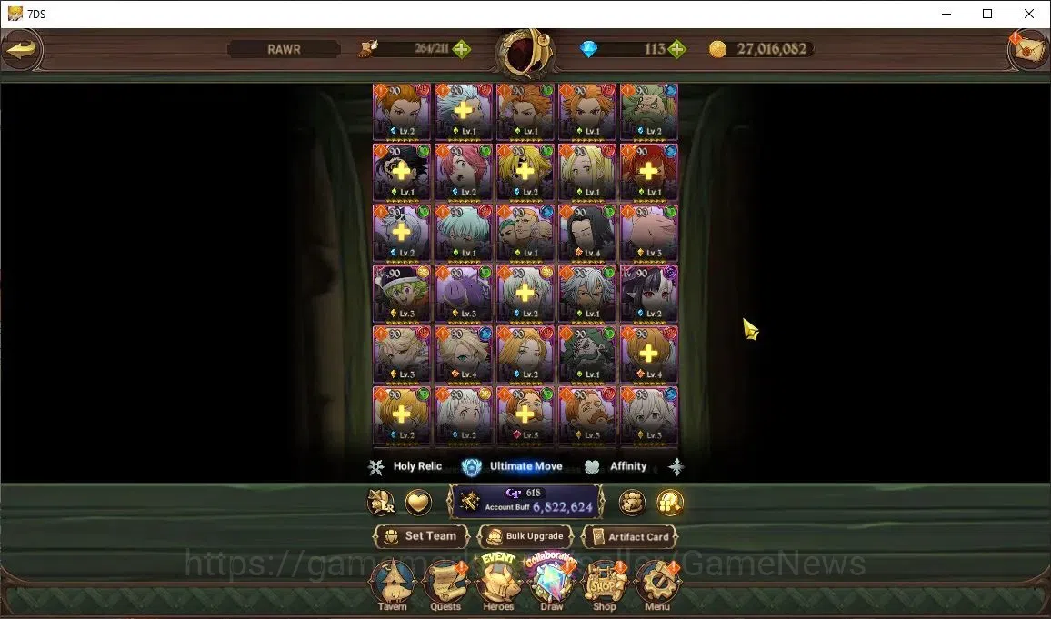 The Seven Deadly Sins: Grand Cross Accounts Asia|6,8M CC|113 DM|7 LR+14 UR+Many Collab|S&B2/6, image 8