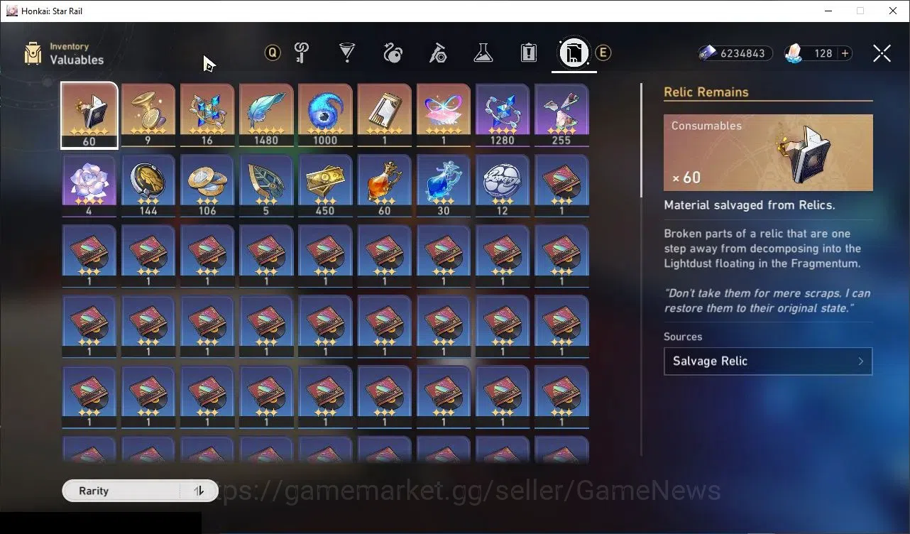 Honkai Star Rail Accounts Others Asia|TL 69|13 Limited|(SW LV999,Cyrene,YaoGuang,Archer,Mortenax Blade)+Sign 11