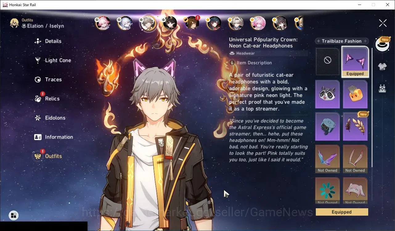 Honkai Star Rail Accounts Others Asia|TL 69|13 Limited|(SW LV999,Cyrene,YaoGuang,Archer,Mortenax Blade)+Sign 12