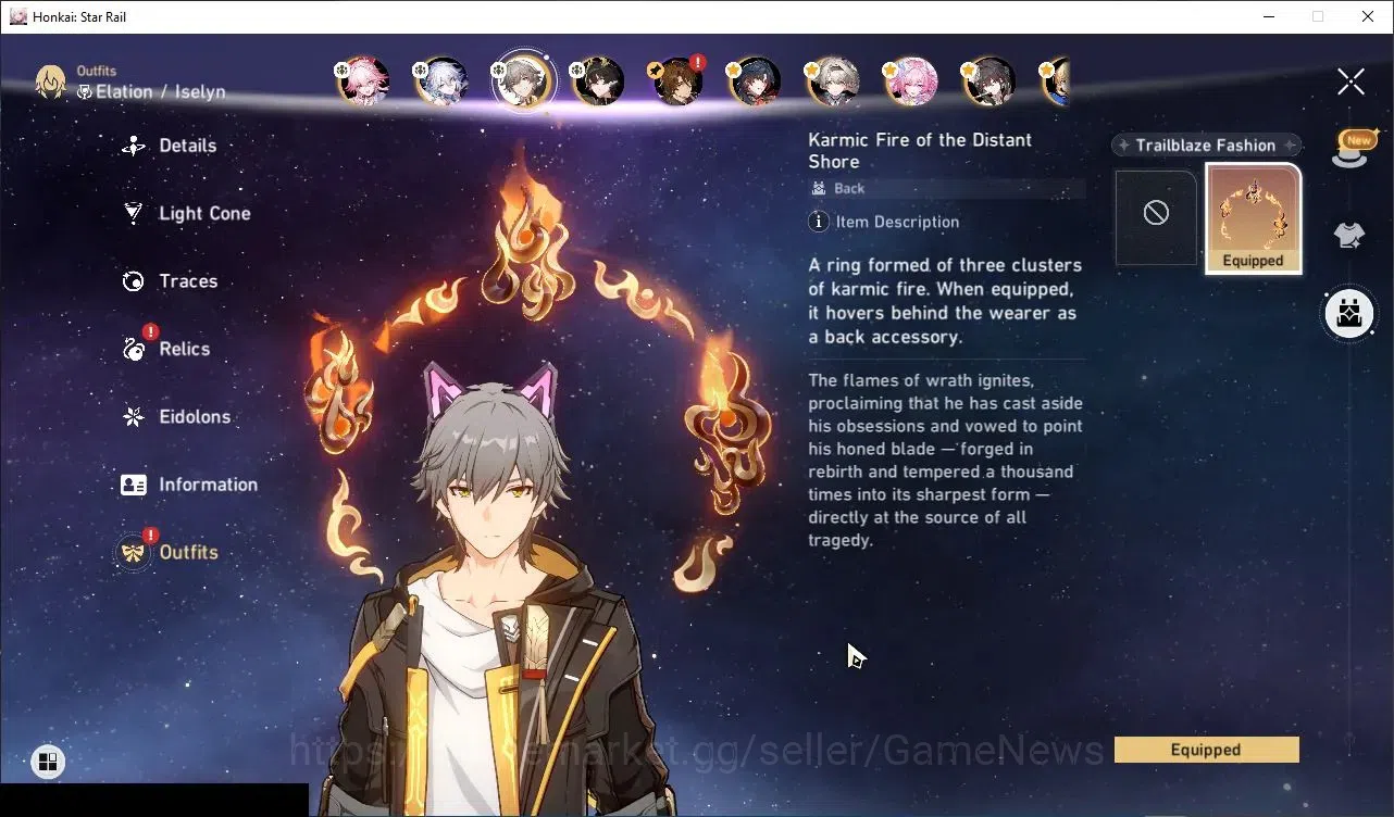 Honkai Star Rail Accounts Others Asia|TL 69|13 Limited|(SW LV999,Cyrene,YaoGuang,Archer,Mortenax Blade)+Sign 13