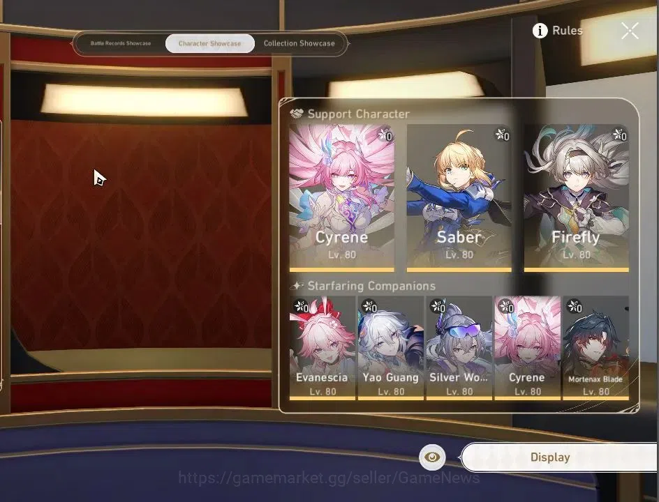 Honkai Star Rail Accounts Others Asia|TL 69|13 Limited|(SW LV999,Cyrene,YaoGuang,Archer,Mortenax Blade)+Sign 2
