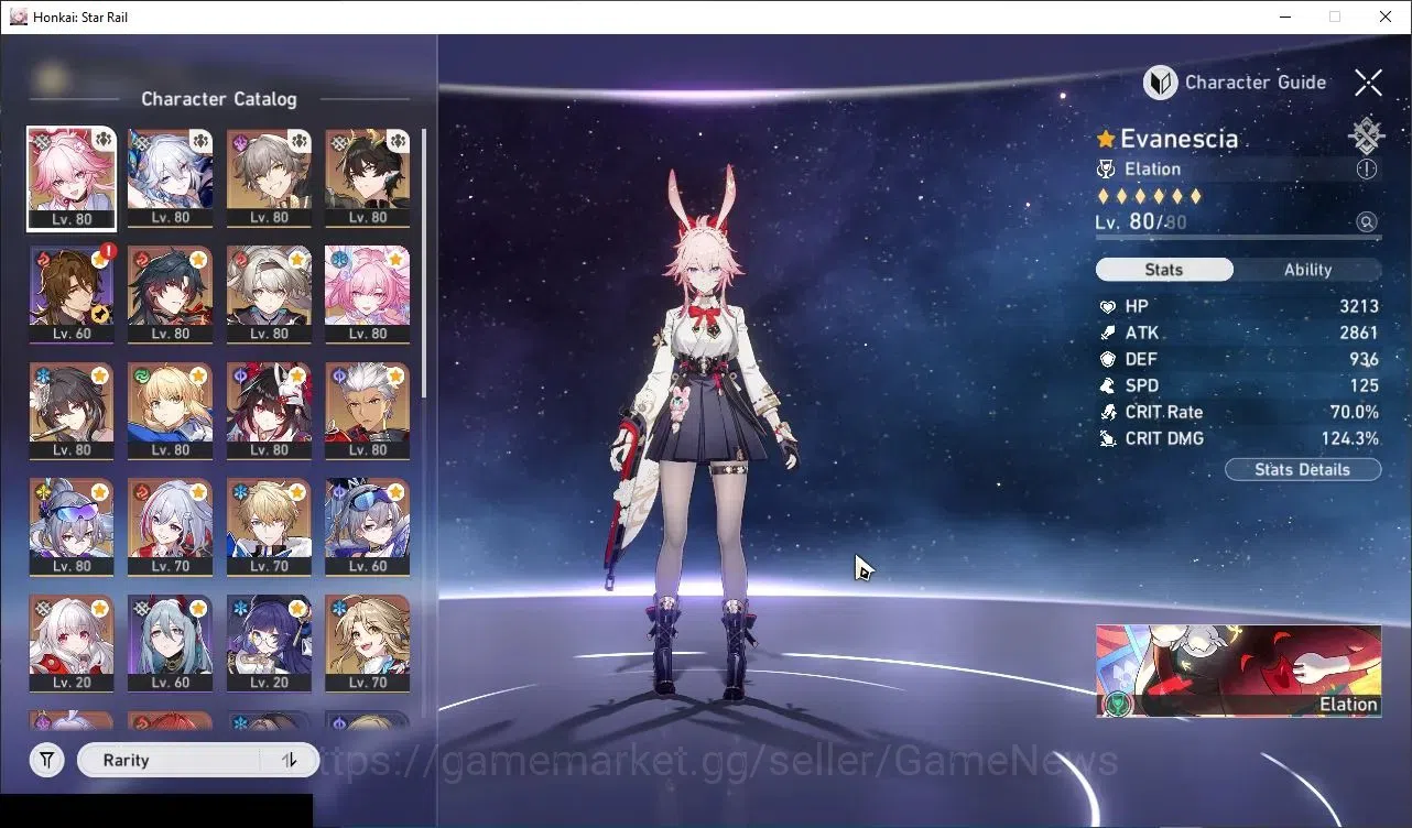 Honkai Star Rail Accounts Others Asia|TL 69|13 Limited|(SW LV999,Cyrene,YaoGuang,Archer,Mortenax Blade)+Sign 4