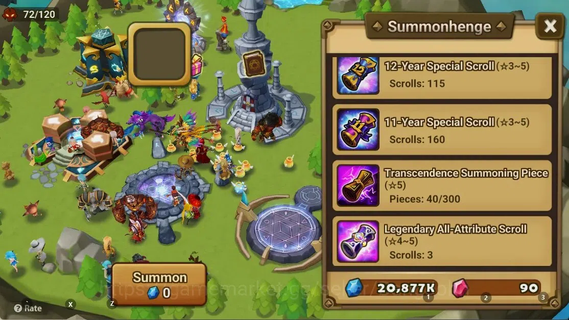 Summoners War: Sky Arena Accounts GLOBAL | NB 5 TESHAR,Starter Gacha 115 12Y+160 11Y image 3