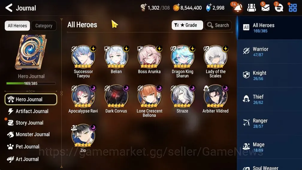 Epic Seven Accounts High-End GLOBAL Verif|NewEra|11 ML(LOT Scales,BArunka,Zio,Belian,LC Belona,etc)+Hecate,A Ludwig,etc|AUTO 1