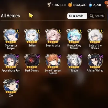 Epic Seven Accounts High-End GLOBAL Verif|NewEra|11 ML(LOT Scales,BArunka,Zio,Belian,LC Belona,etc)+Hecate,A Ludwig,etc|AUTO