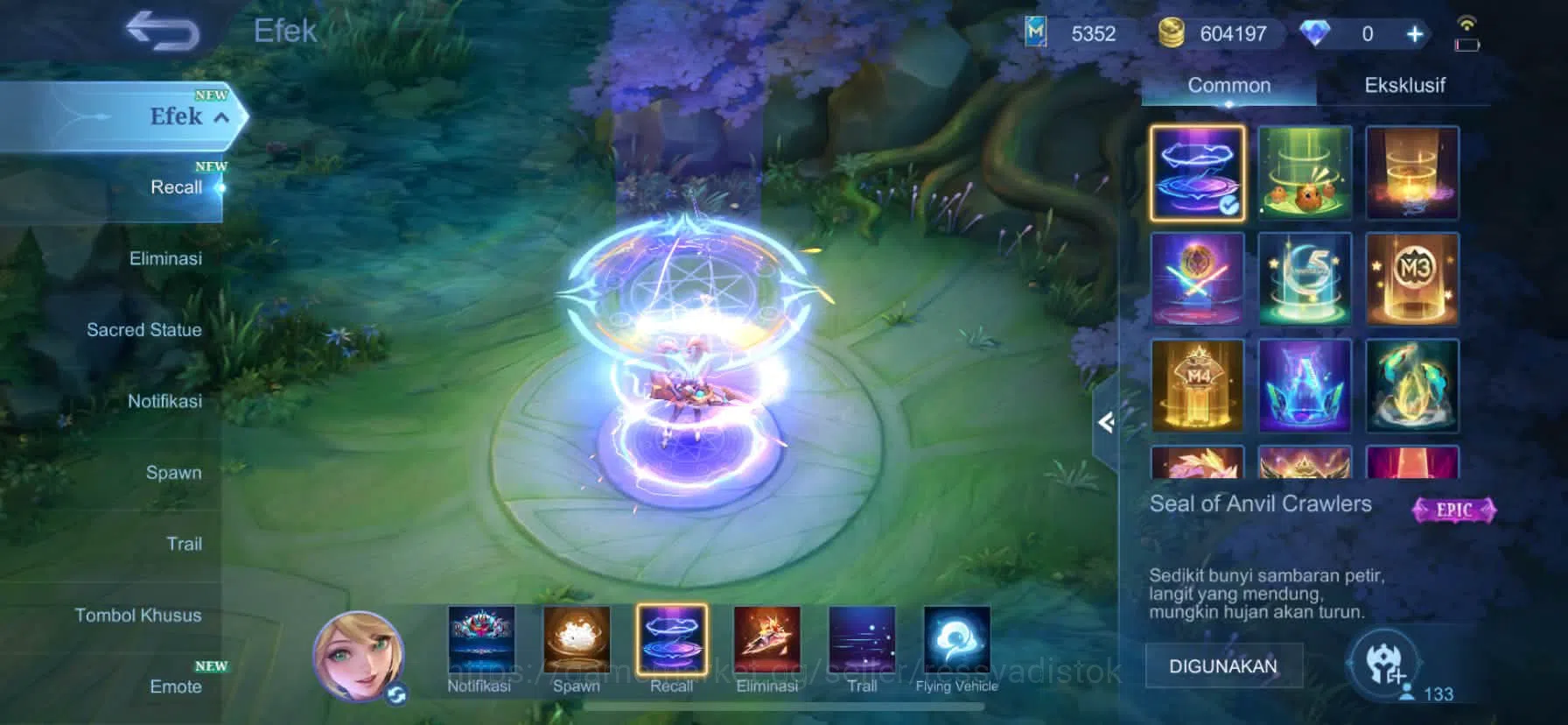 Mobile Legends: Bang Bang Accounts Rare Skin MOBILE LEGEND BANGBANG | SKIN 388, MAGIC WHELL 191, LUKAS NARUTO, ALDOUS MS 11