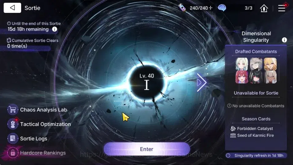 Chaos Zero Nightmare Accounts GLOBAL Lv32|6 SSR[HeidemarieM1,Nine+Sign,Chizuru,Khalipe,Orlea,Kayron]+9 12
