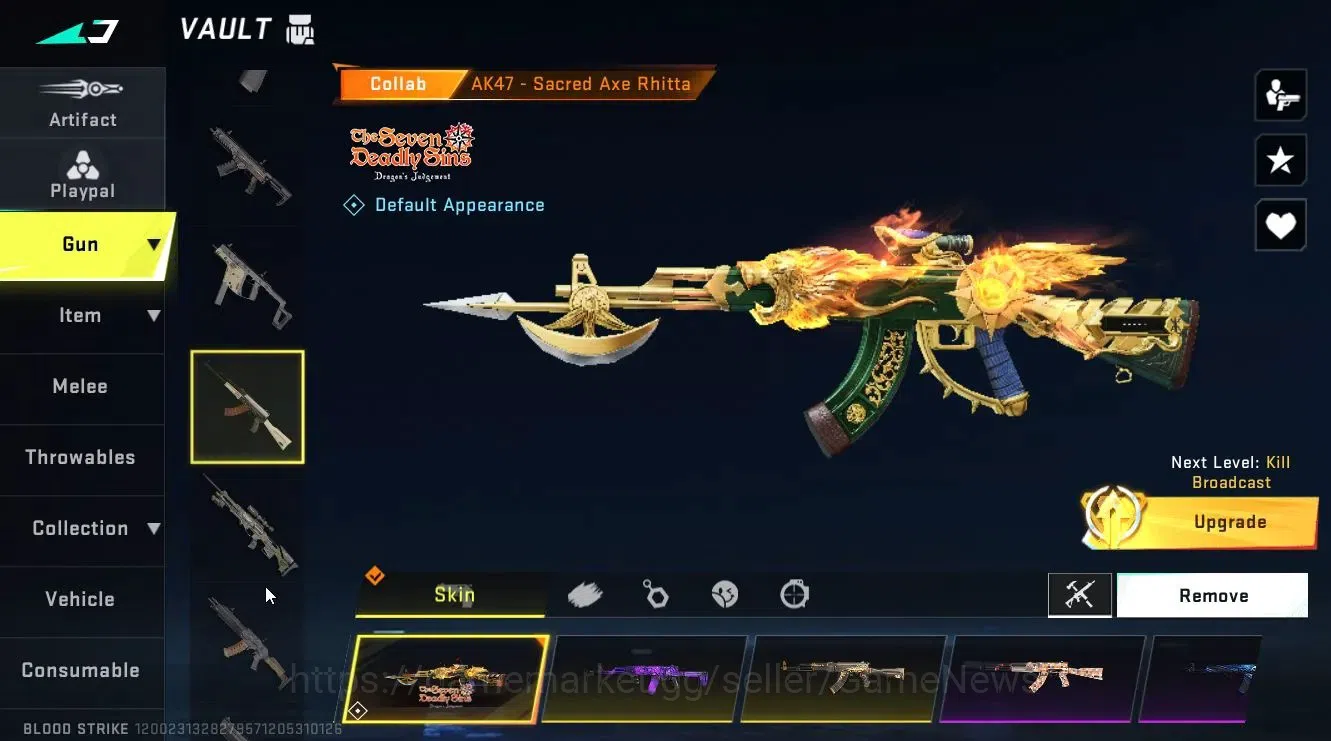 Blood Strike Accounts ASIA|ETERNAL [DEagle-Scorpius]|Collab TR [Takemich image 17