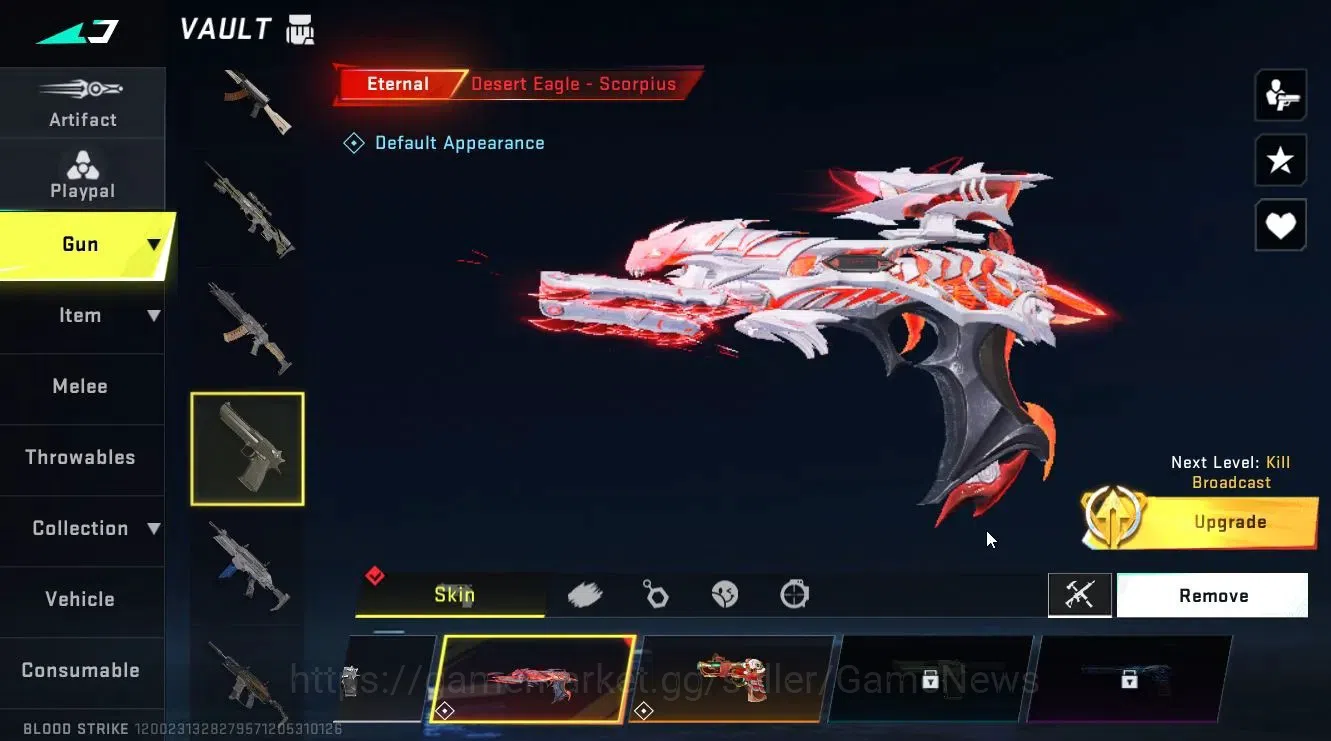 Blood Strike Accounts ASIA|ETERNAL [DEagle-Scorpius]|Collab TR [Takemich image 18