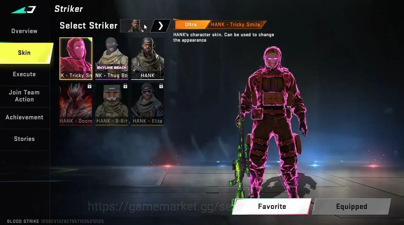 Blood Strike Accounts ASIA|ETERNAL [DEagle-Scorpius]|Collab TR [Takemich image 9