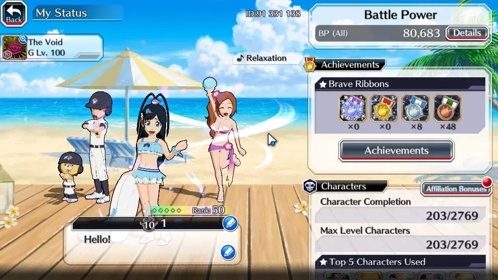 Bleach: Brave Souls Accounts Starter [GLOBAL]8K Orbs|Fresh All Story|Dream Team Ichigo,SwimSuit26 Gisele,Orihime,TYBW25 2